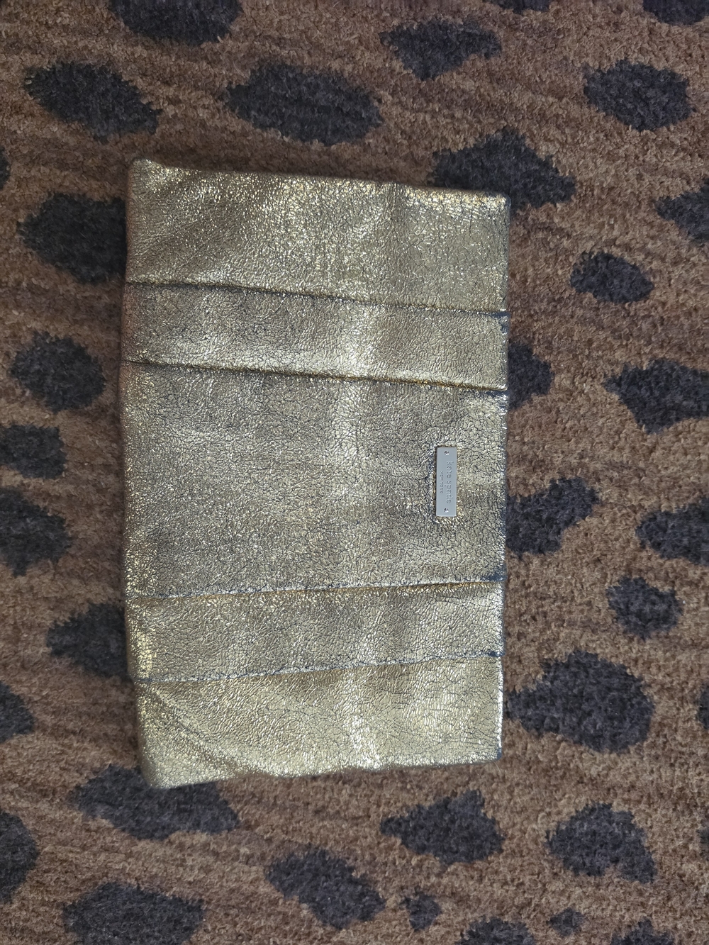 kate spade Metallic Gold Clutch
